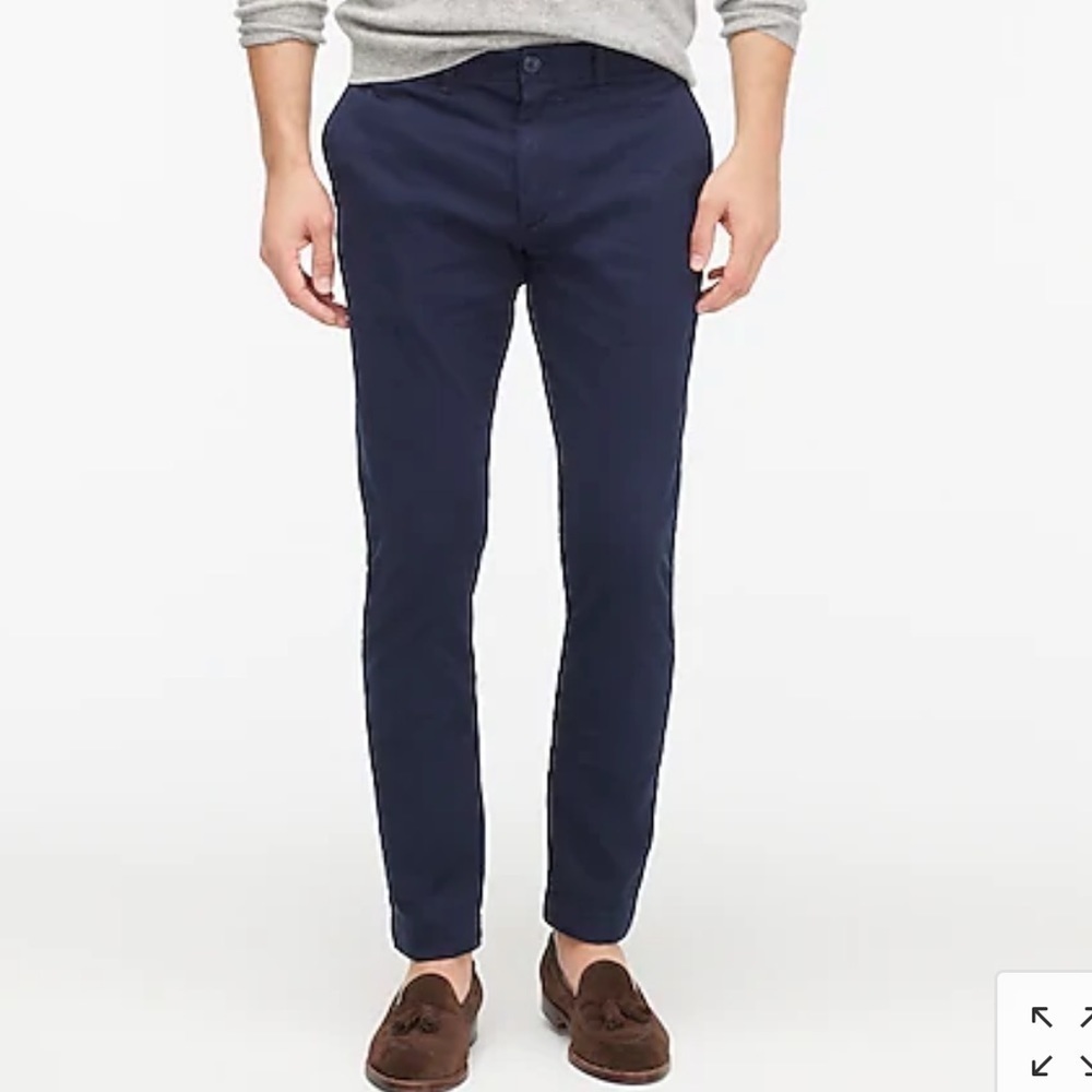 Jcrew 250 skinny fit pant in stretch chino AB613